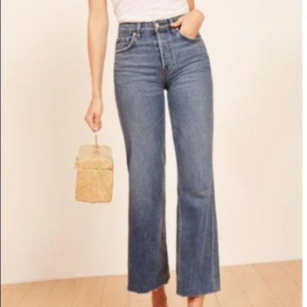 Reformation Fawcett Wide leg Jeans in Sydney size 30”